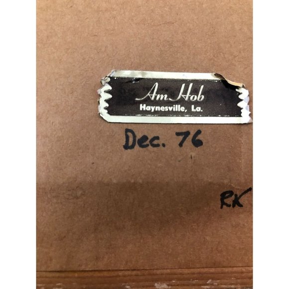 Vintage Gold Gilded Framed Needlepoint Fruit Peaches Grapes 13x16 1976 - Picture 3 of 5